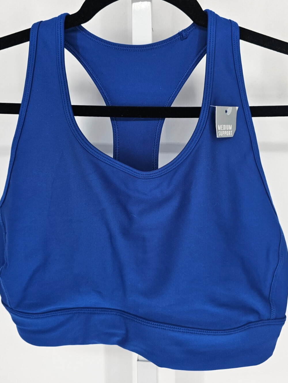 DSG Womens Sz XL Racerback Compression Sports Bra Team Royal Blue NEW